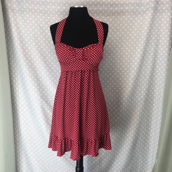 Wet Seal Dresses & Skirts - Polka Dot Pinup Swing Dress